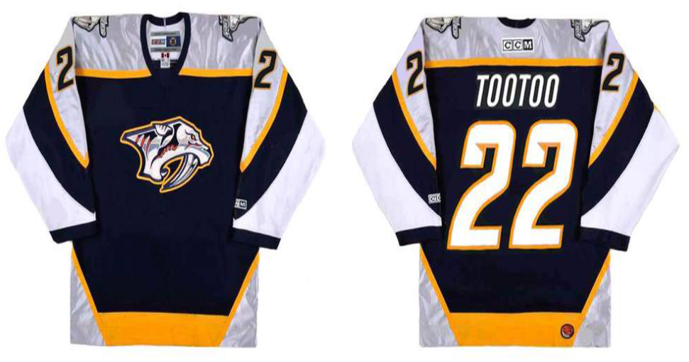 2019 Men Nashville Predators 22 TOOTOO black CCM NHL jerseys